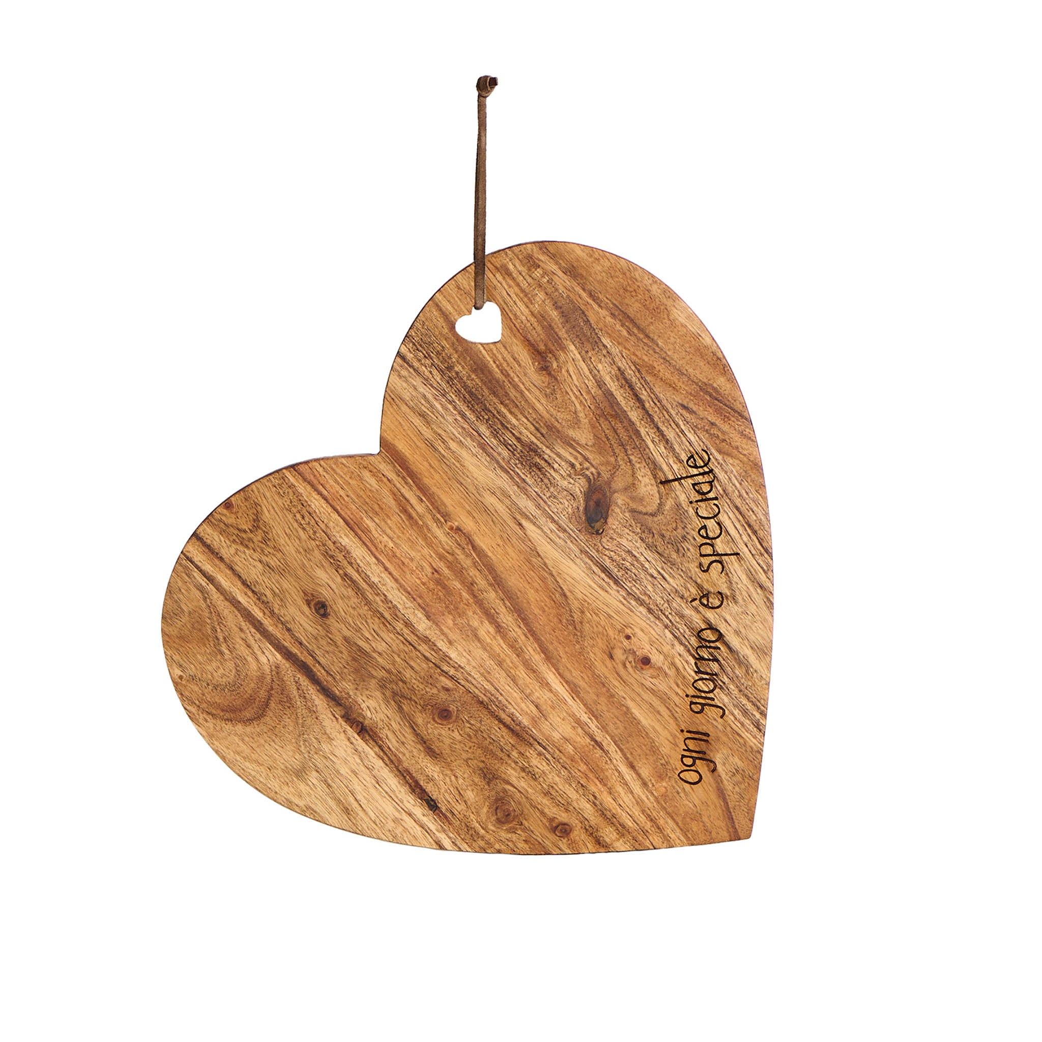 Planche à découper en forme de coeur Chaque jour est spécial