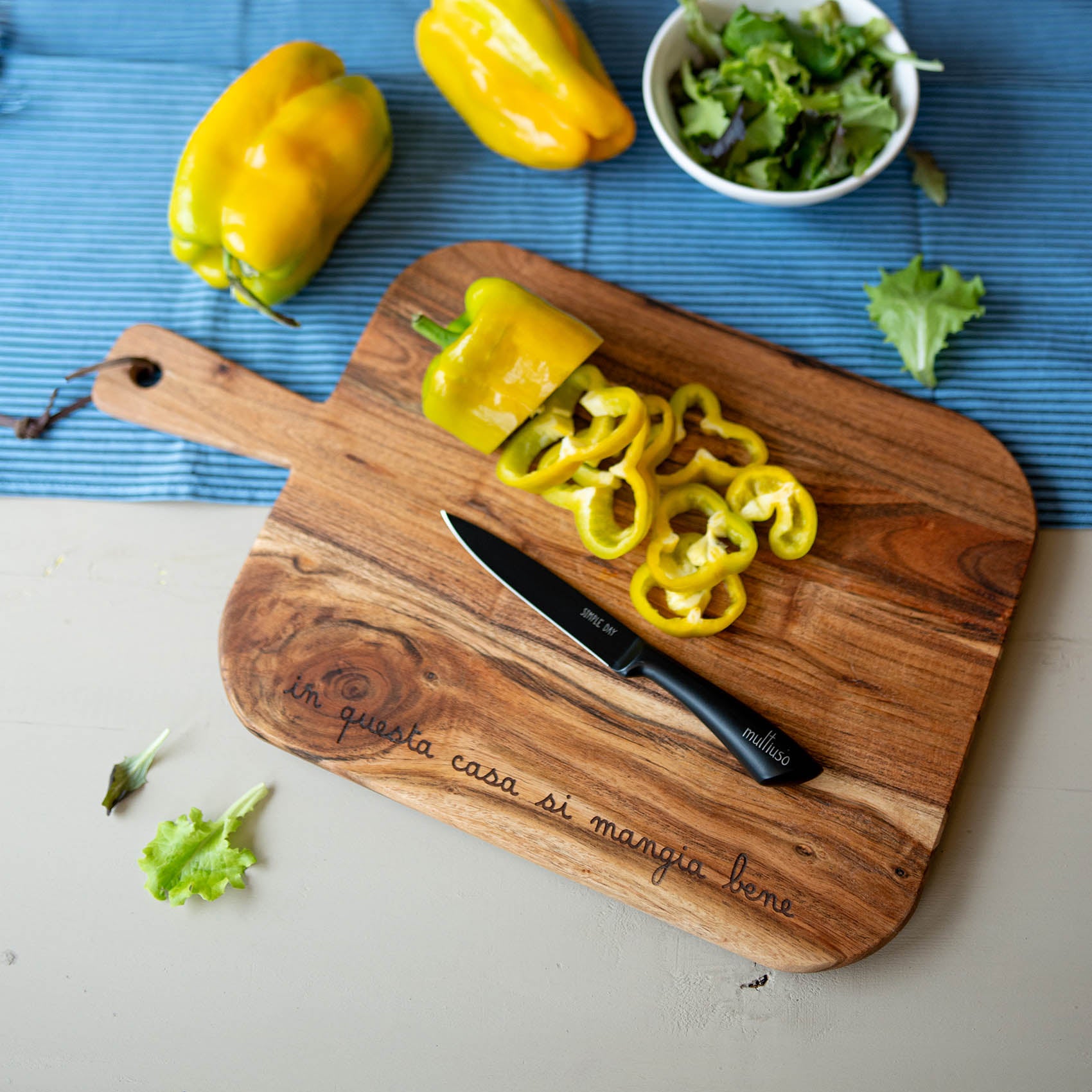 Tagliere In questa casa si mangia bene