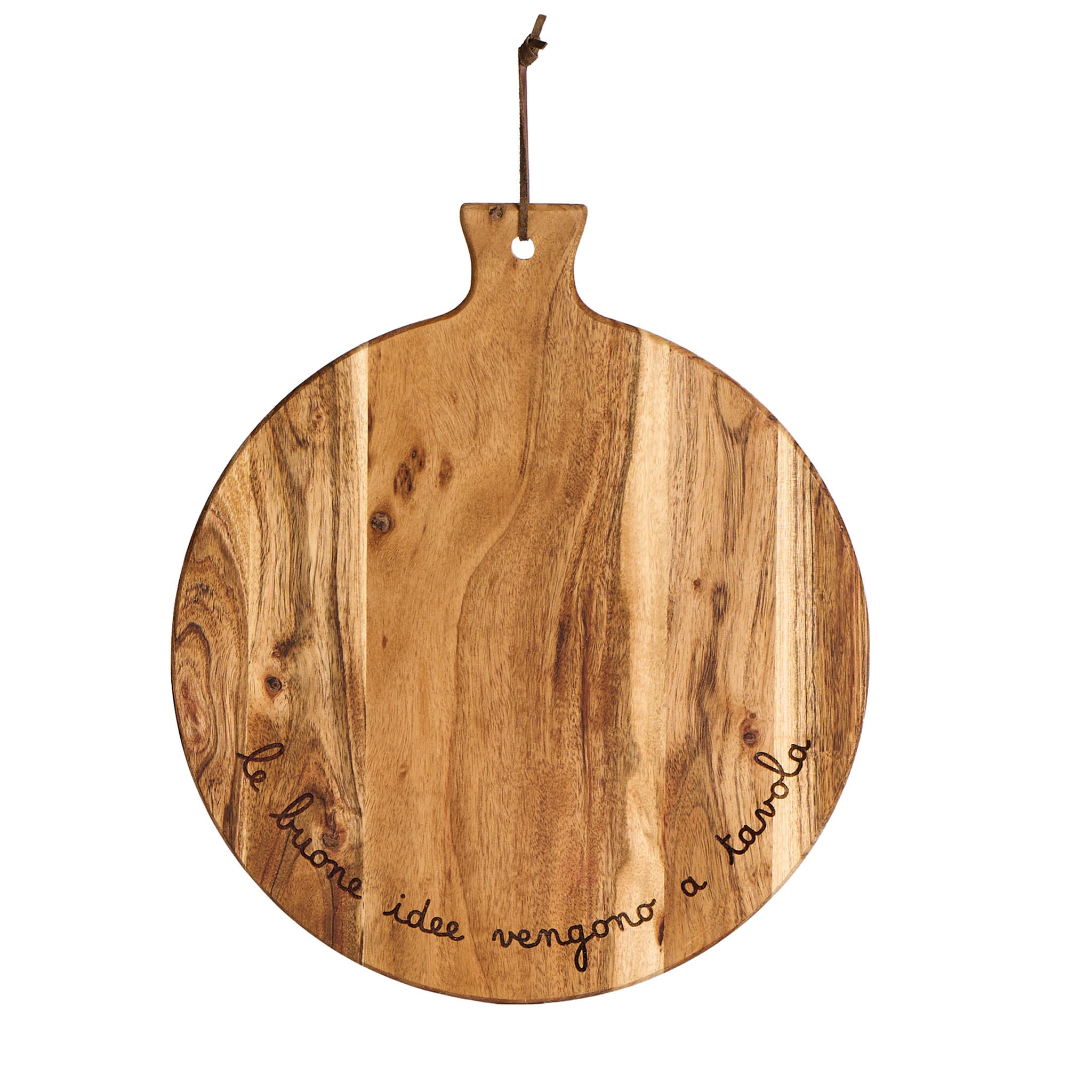 Tagliere tondo Le buone idee vengono a tavola