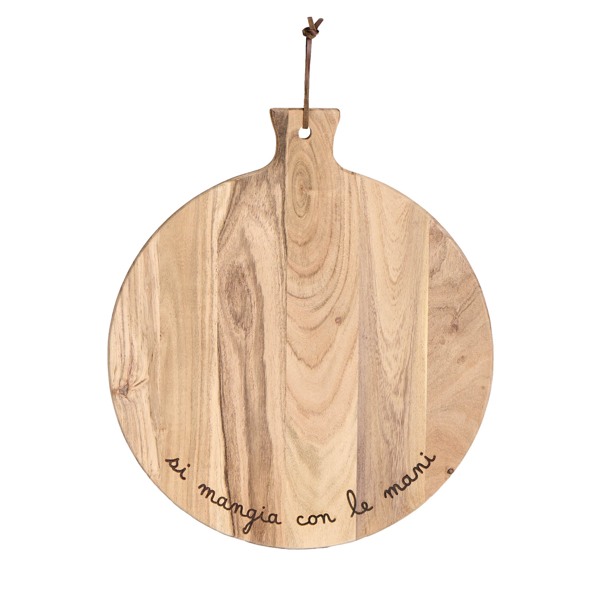 Tagliere tondo Si mangia con le mani