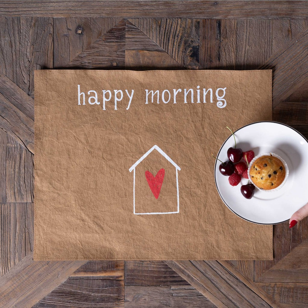 Happy morning placemat