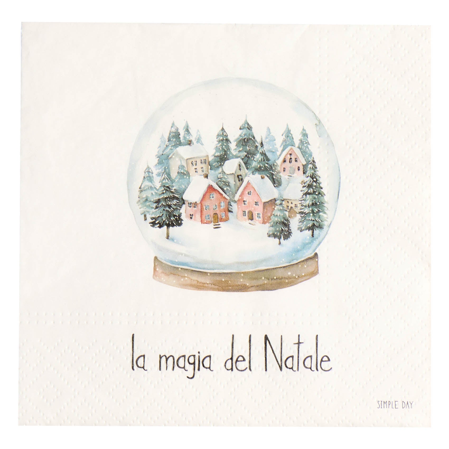 Set 20 tovaglioli in carta La magia del Natale