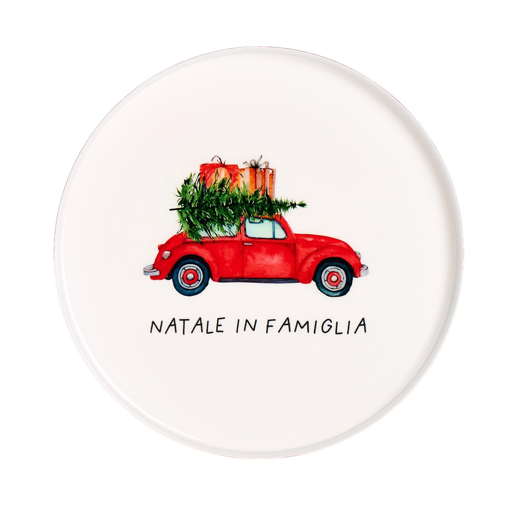 BANDEJA DE 30 CM DE DIÁMETRO: NAVIDAD EN FAMILIA
