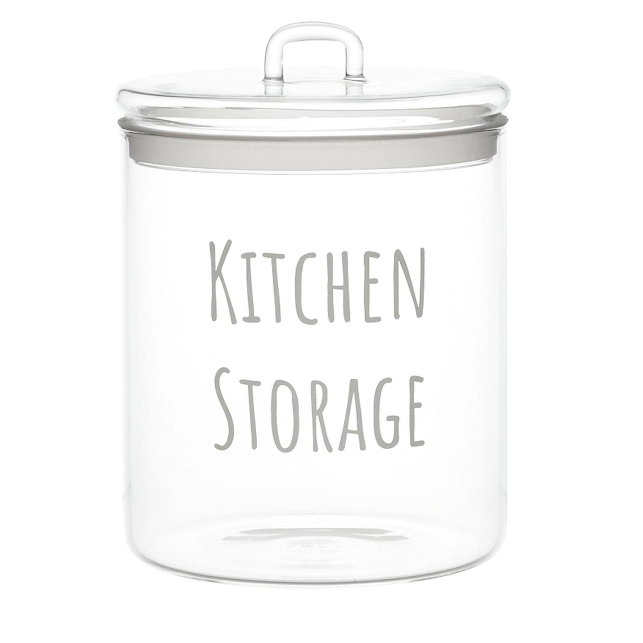 Large white jar Kitchen Storage