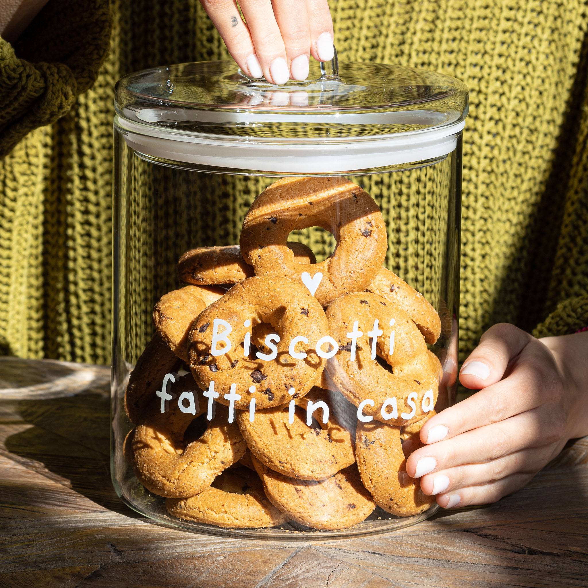 Große Keksdose Hausgemachte Kekse — Simple Day