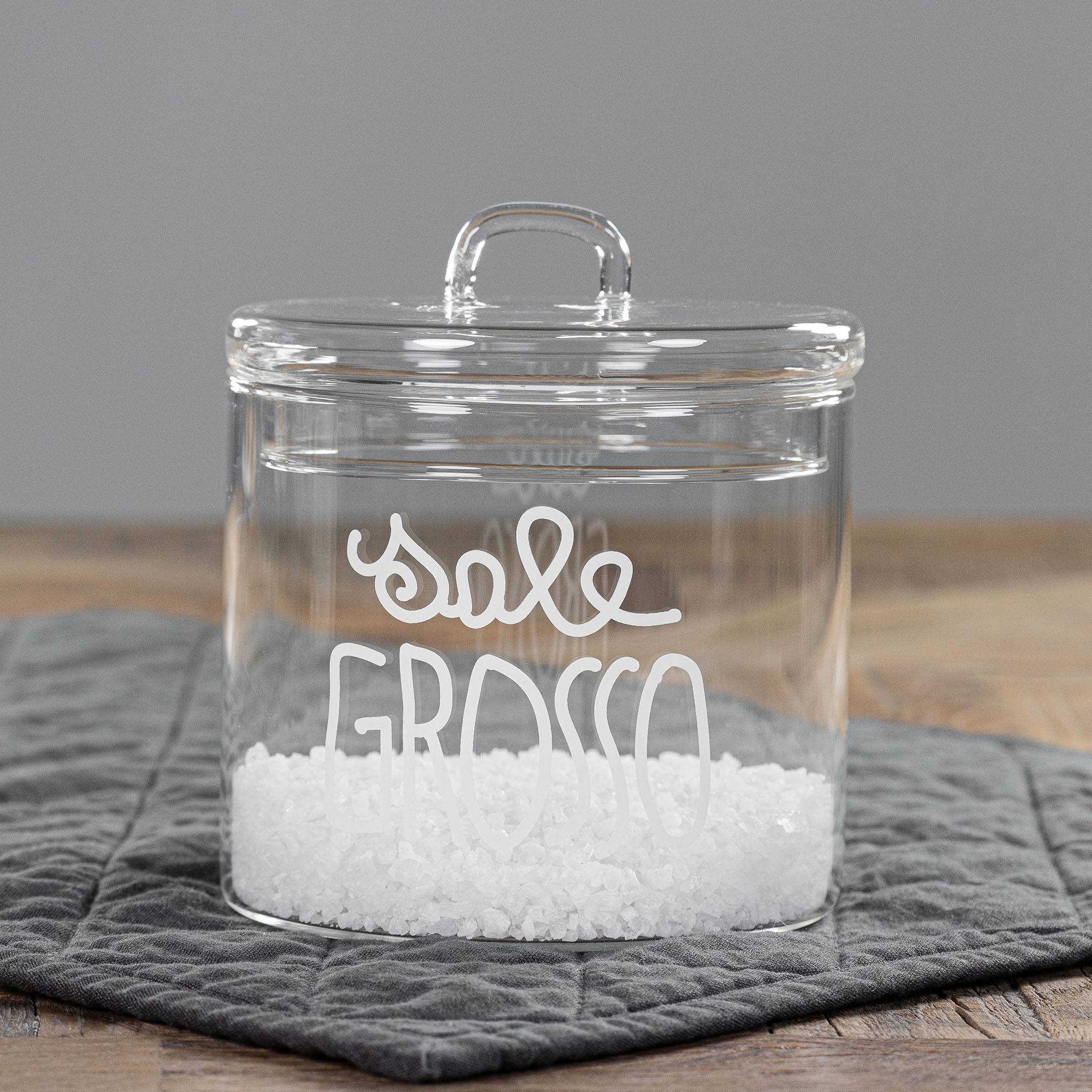 Baby big salt in white italics