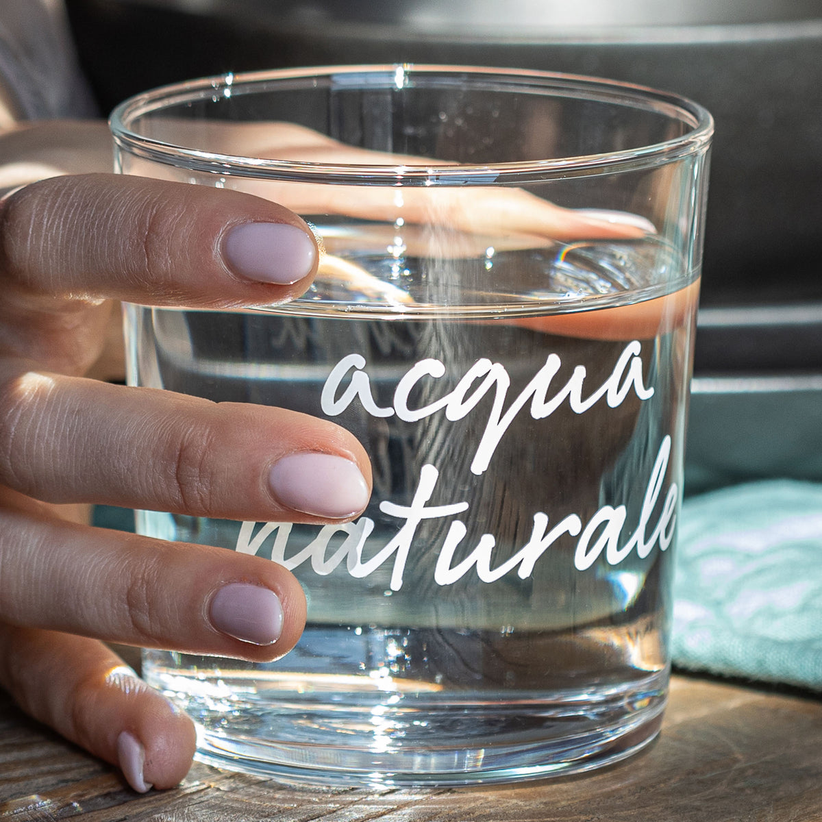 Set 6 Bicchieri In Legno Naturale - Per Acqua E Bevande, Atmosfera Rilassante, Uso Familiare - Foto 4