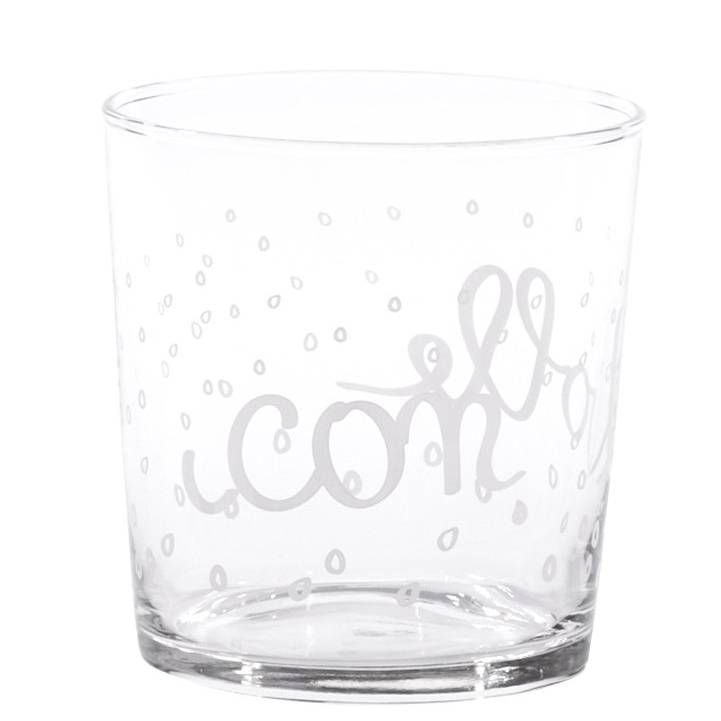 Réglez 6 verres à eau avec des bulles