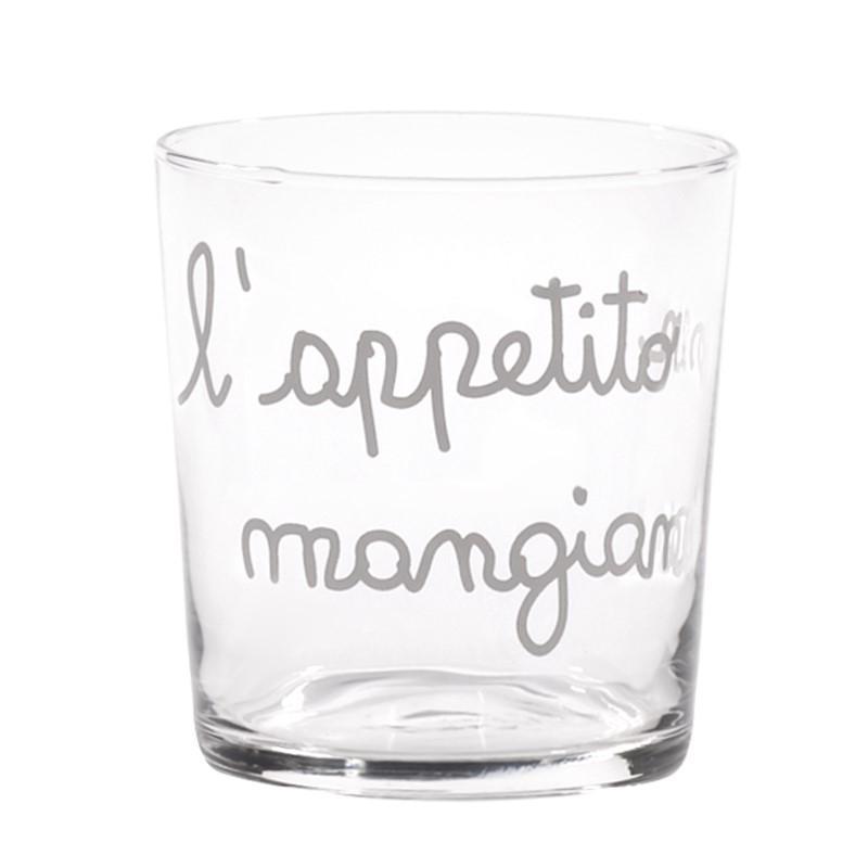 Wassergläser "L'Appetito Vien Mangiando" 6er-Set