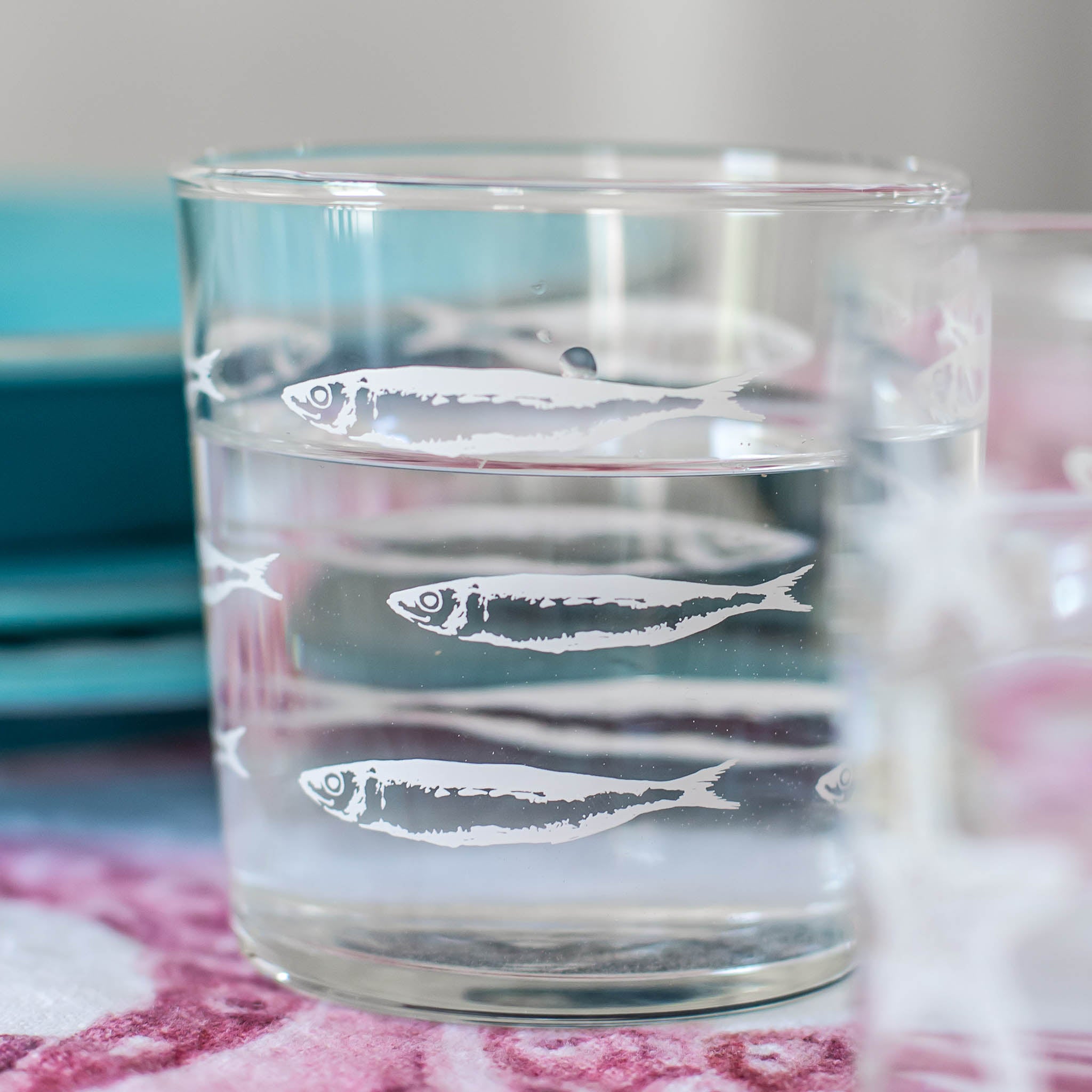 Set 6 Sardine water glasses