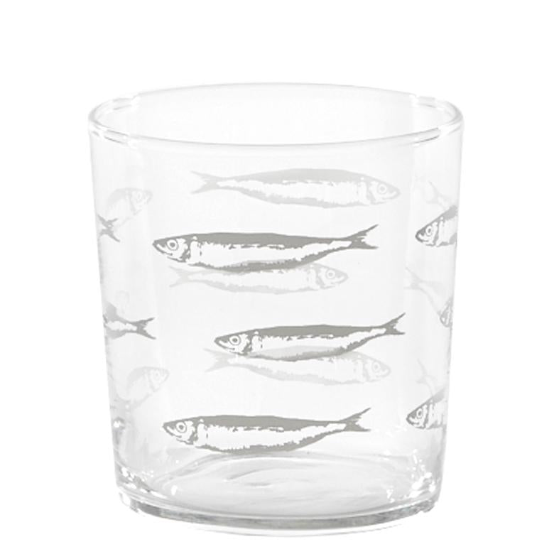 Régler 6 verres à eau de sardine