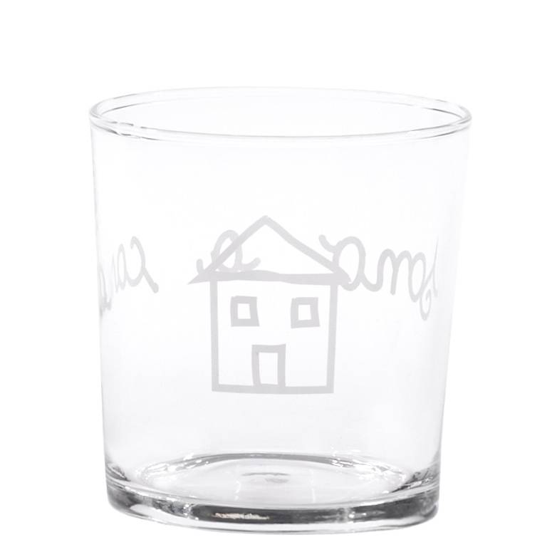 Set 6 water glasses are at home