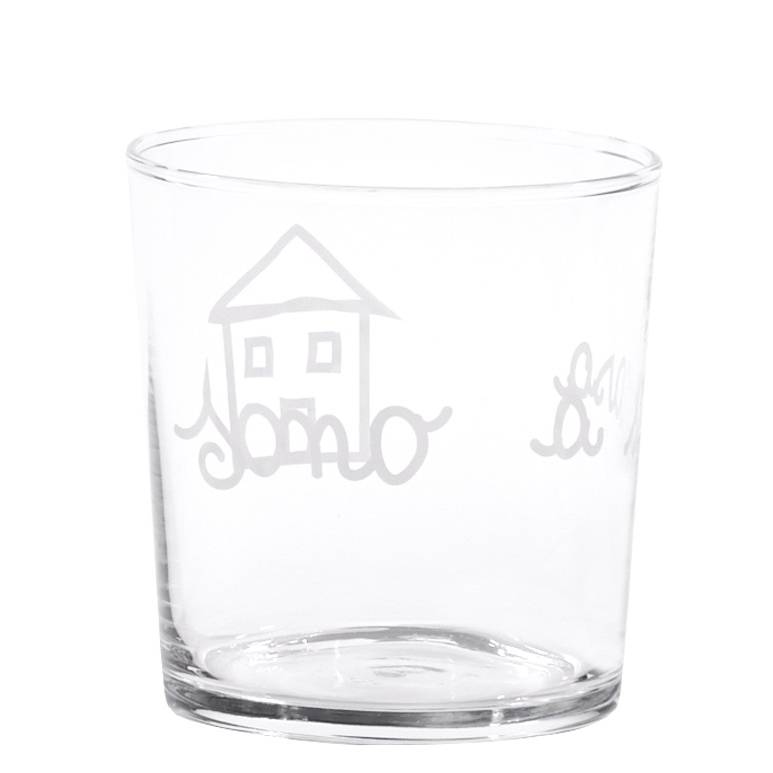 Set 6 water glasses are at home