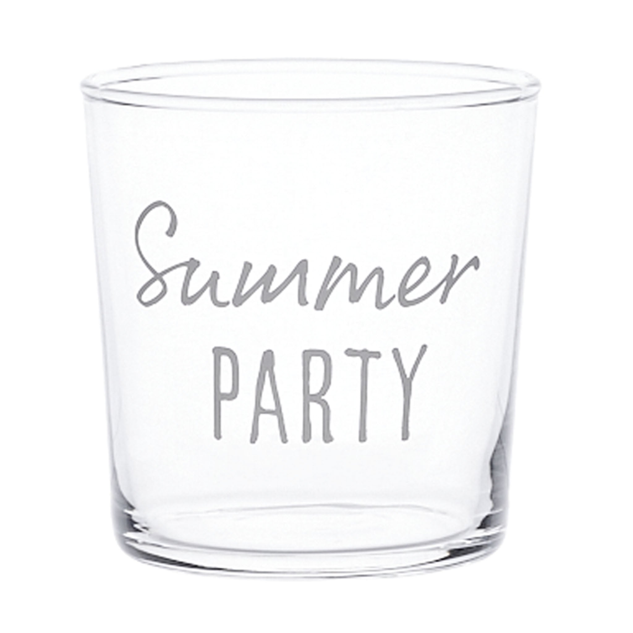 Set 6 copas de agua de fiesta de verano