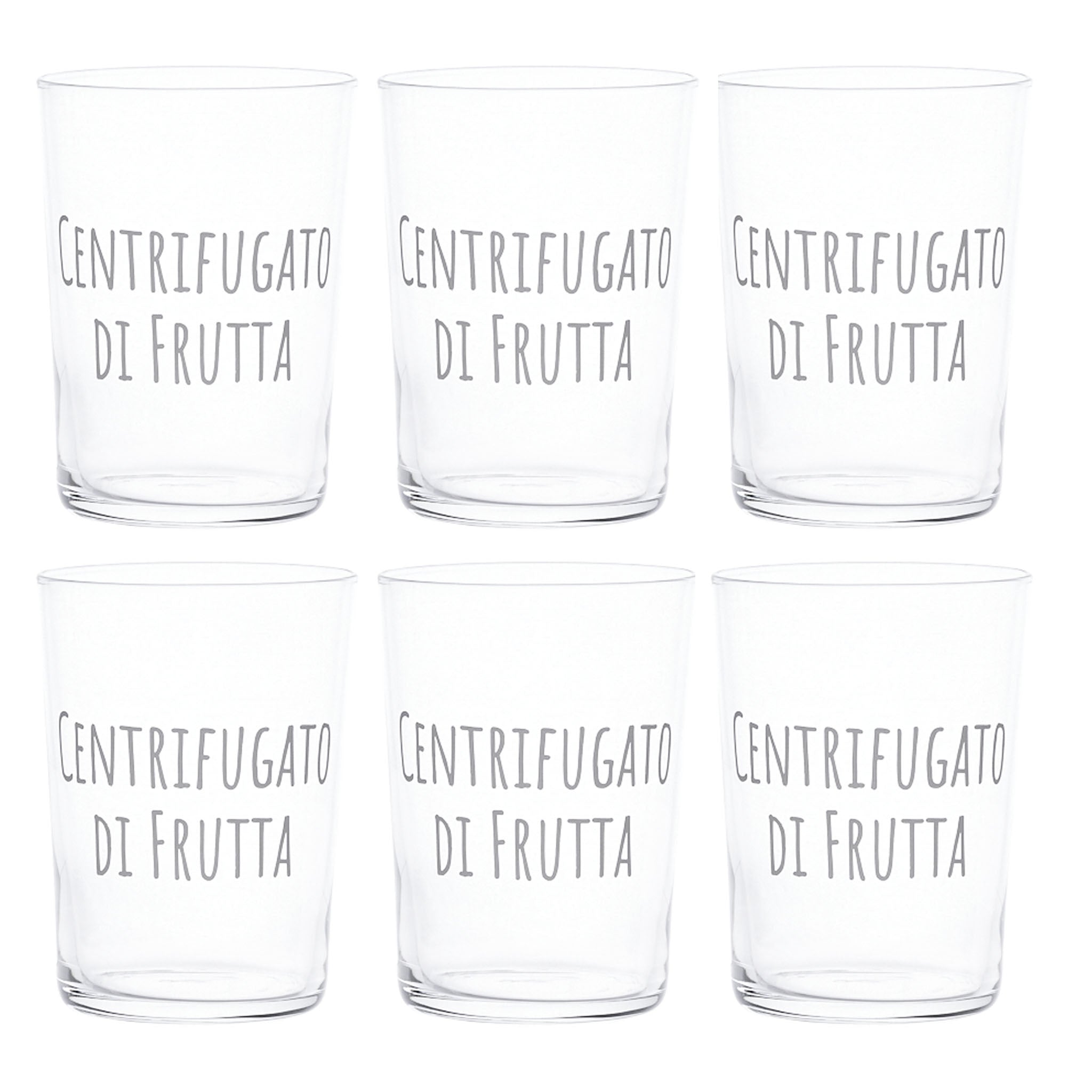 Centrifugato Di Frutta Glass - Set of 2 or 6