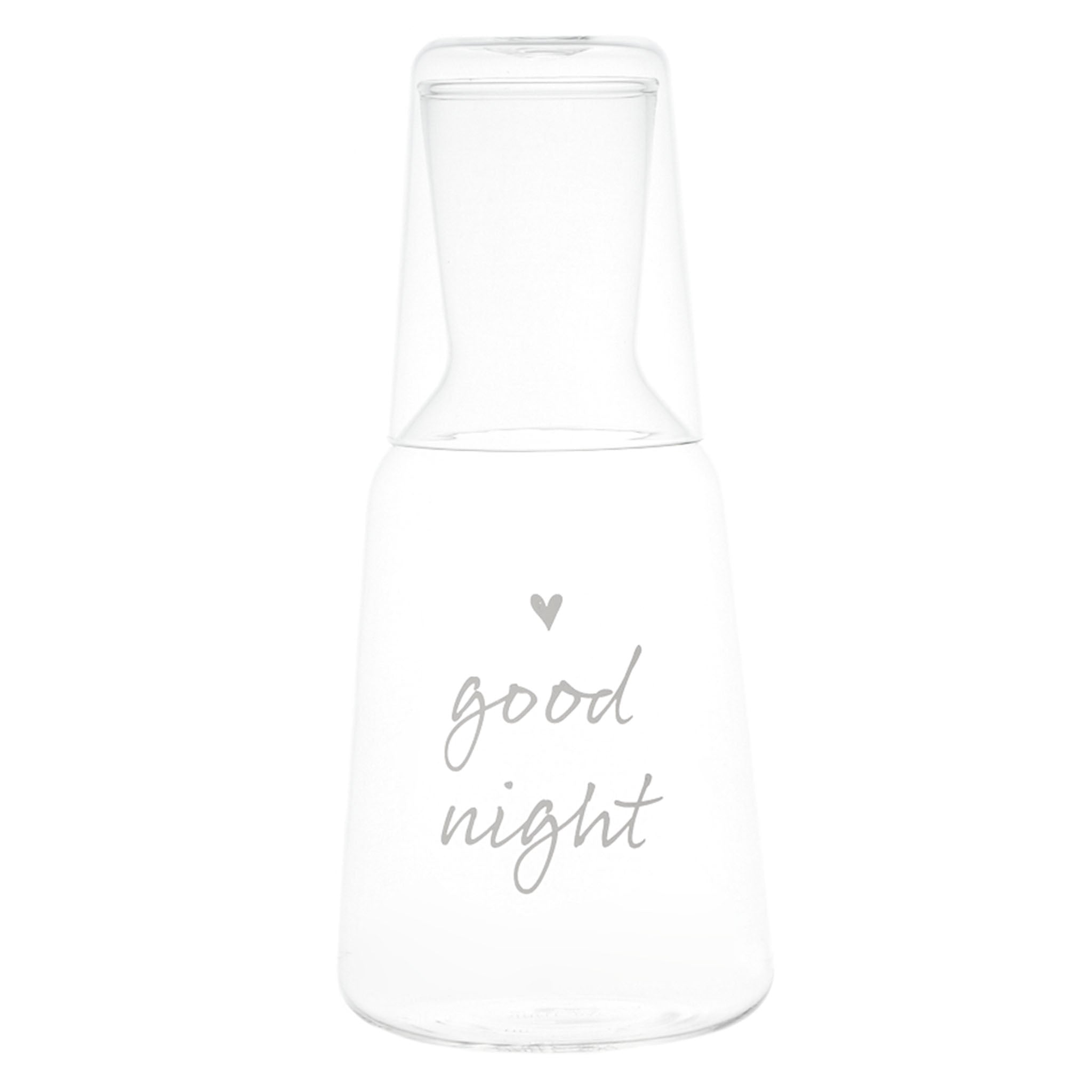 Botella con buenas noches