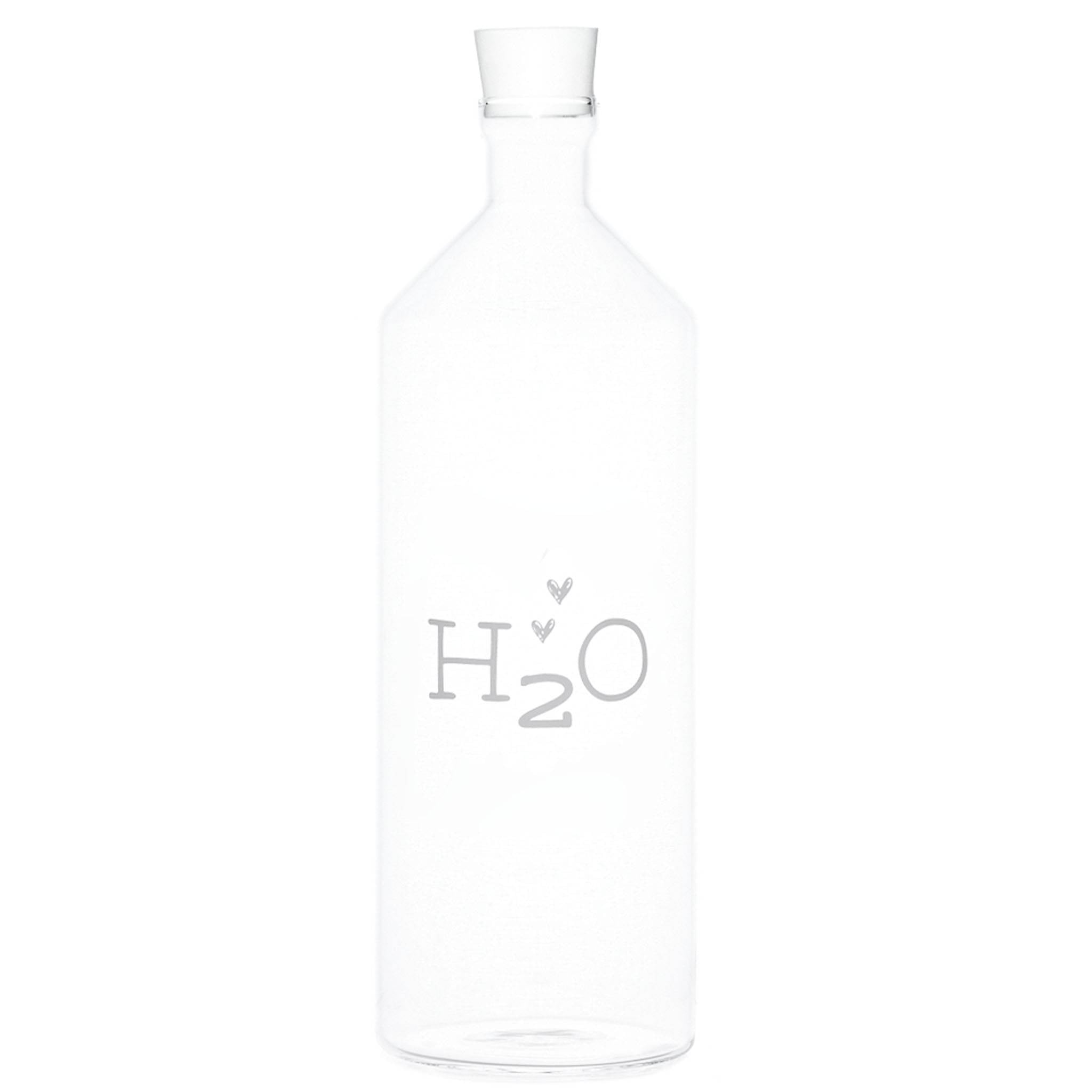 Wasserflasche "H2O"