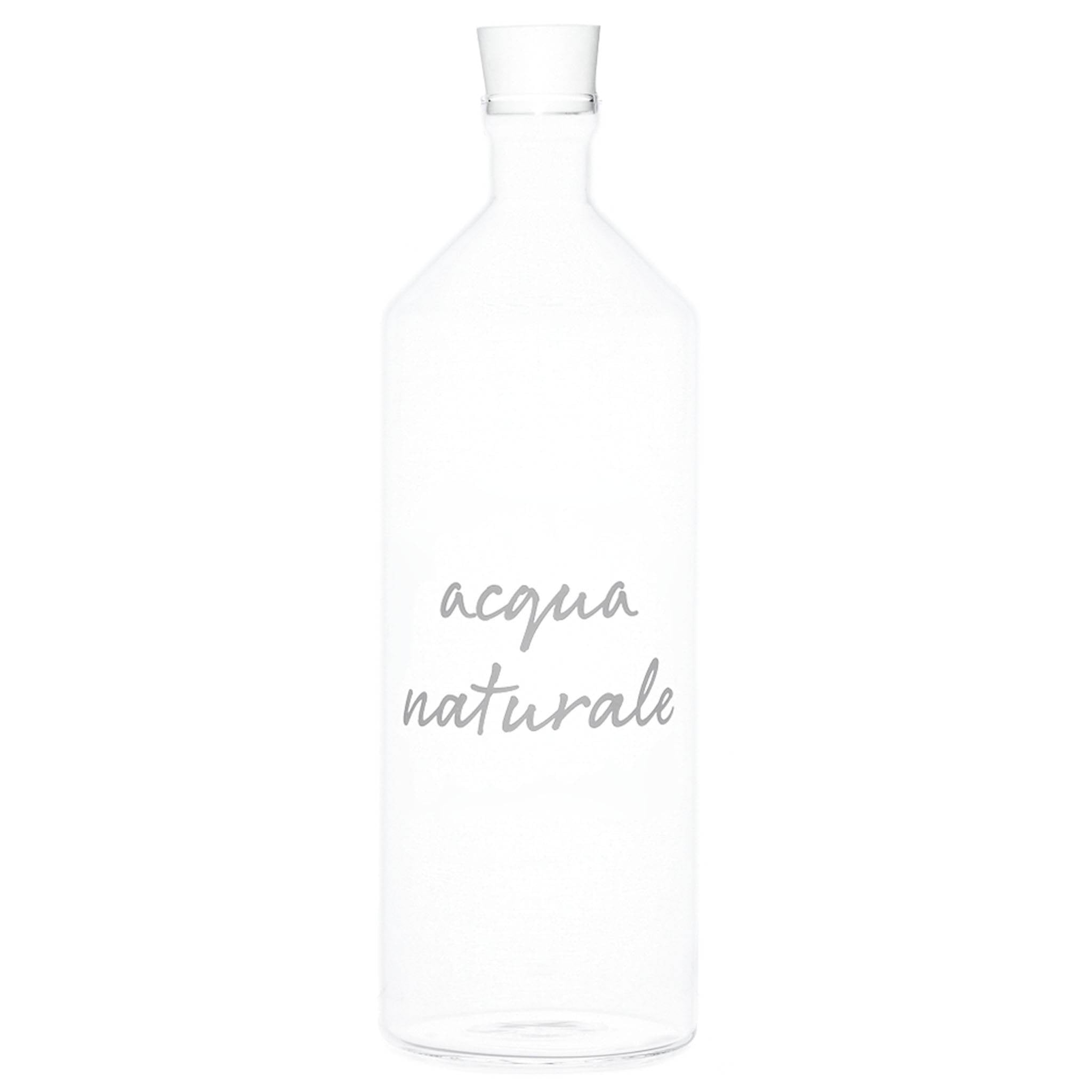 Botella de agua natural