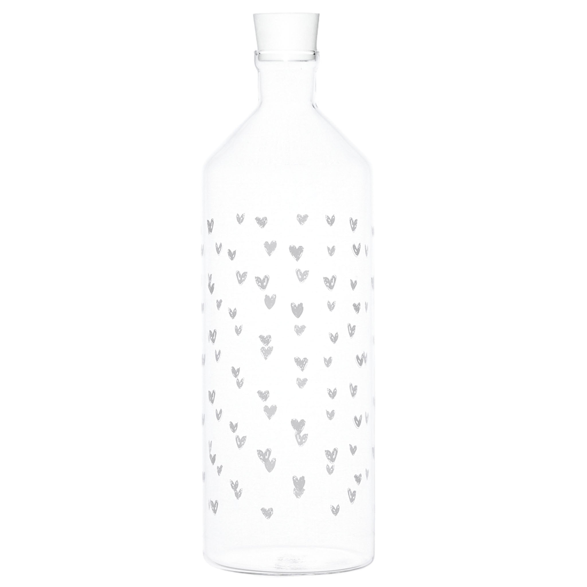 Bottle upholstery of hearts
