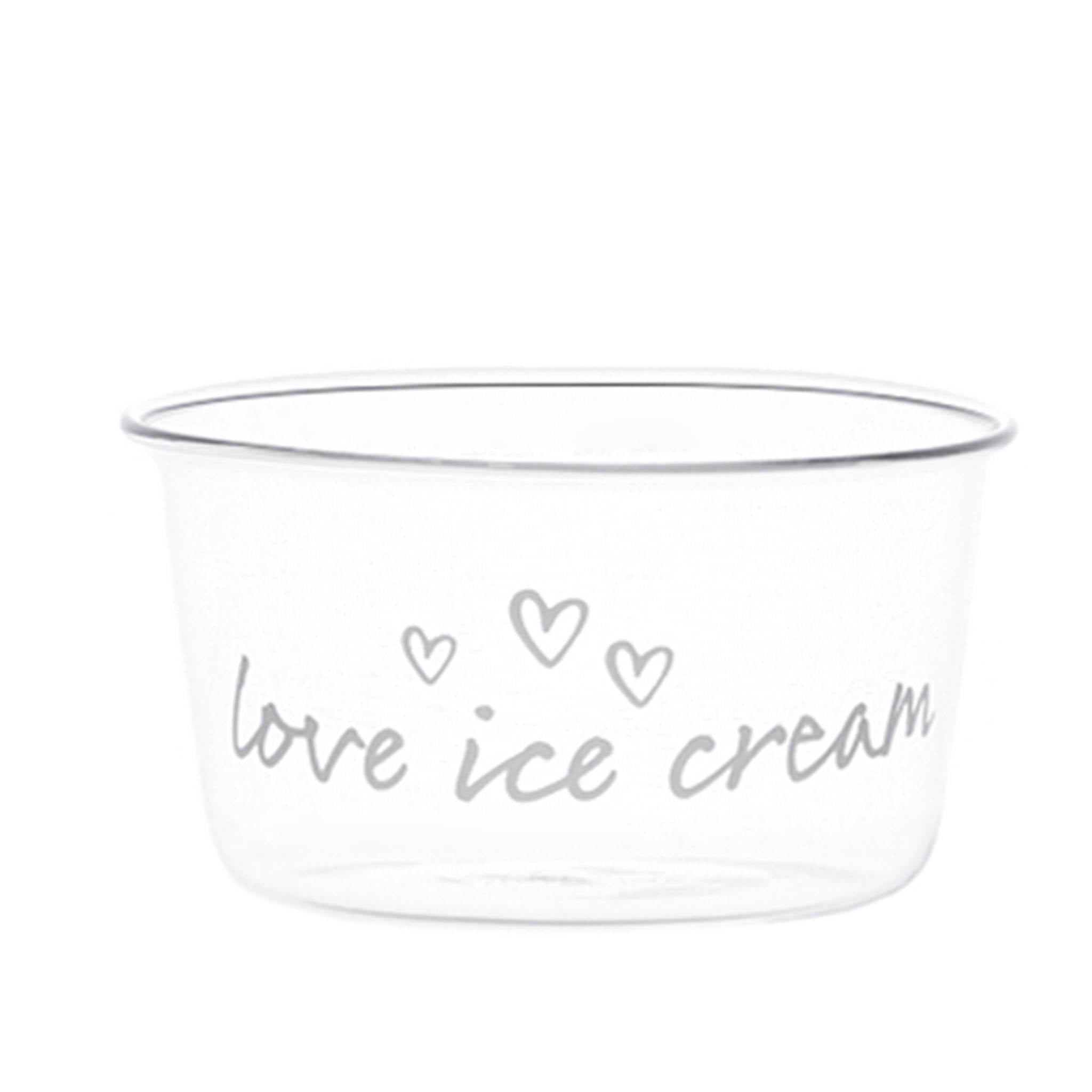 Set 2 Love Hel Cream Ice Cream Cups