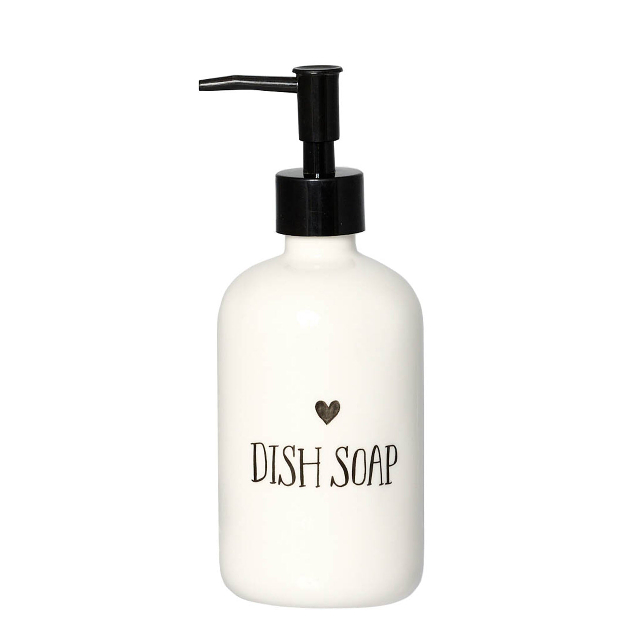 Dosasapone bianco con decoro Dish Soap
