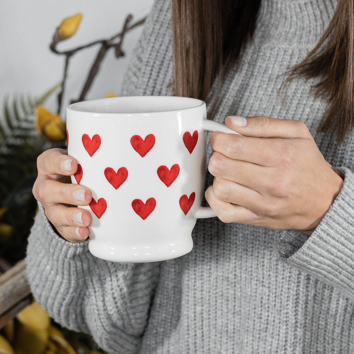 VITRA☆マグカップ☆LOVE HEART☆MUGS☆WHITE / RED 【公式通販】
