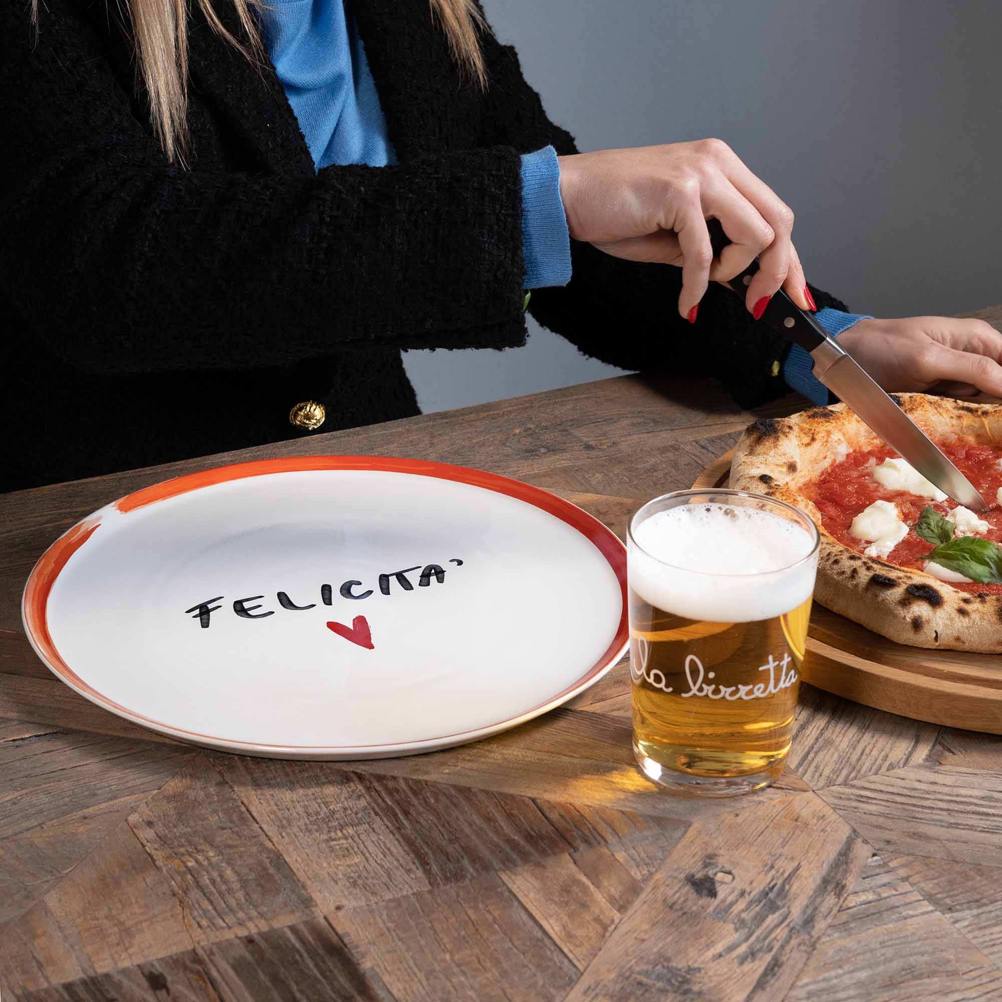Pizza plate happiness 31.5 cm