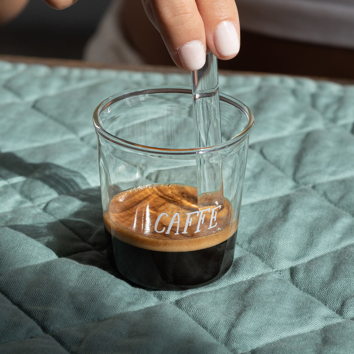 Set 4 Bicchierini Espresso in vetro borosilicato Happy - Arredo per la casa