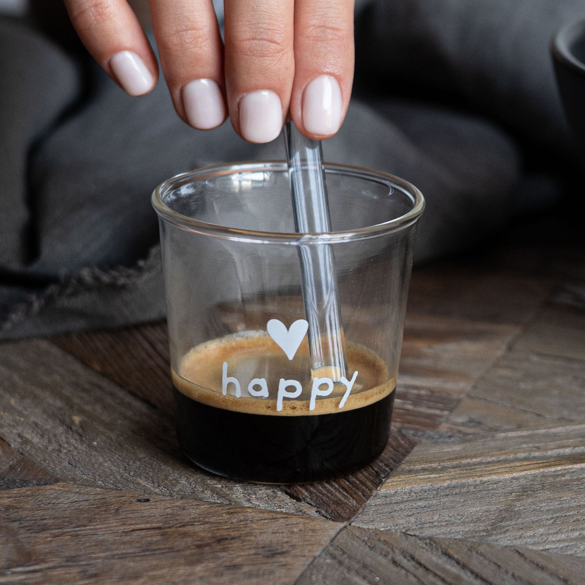 Establecer 4 Happy Espresso Blacks Ways