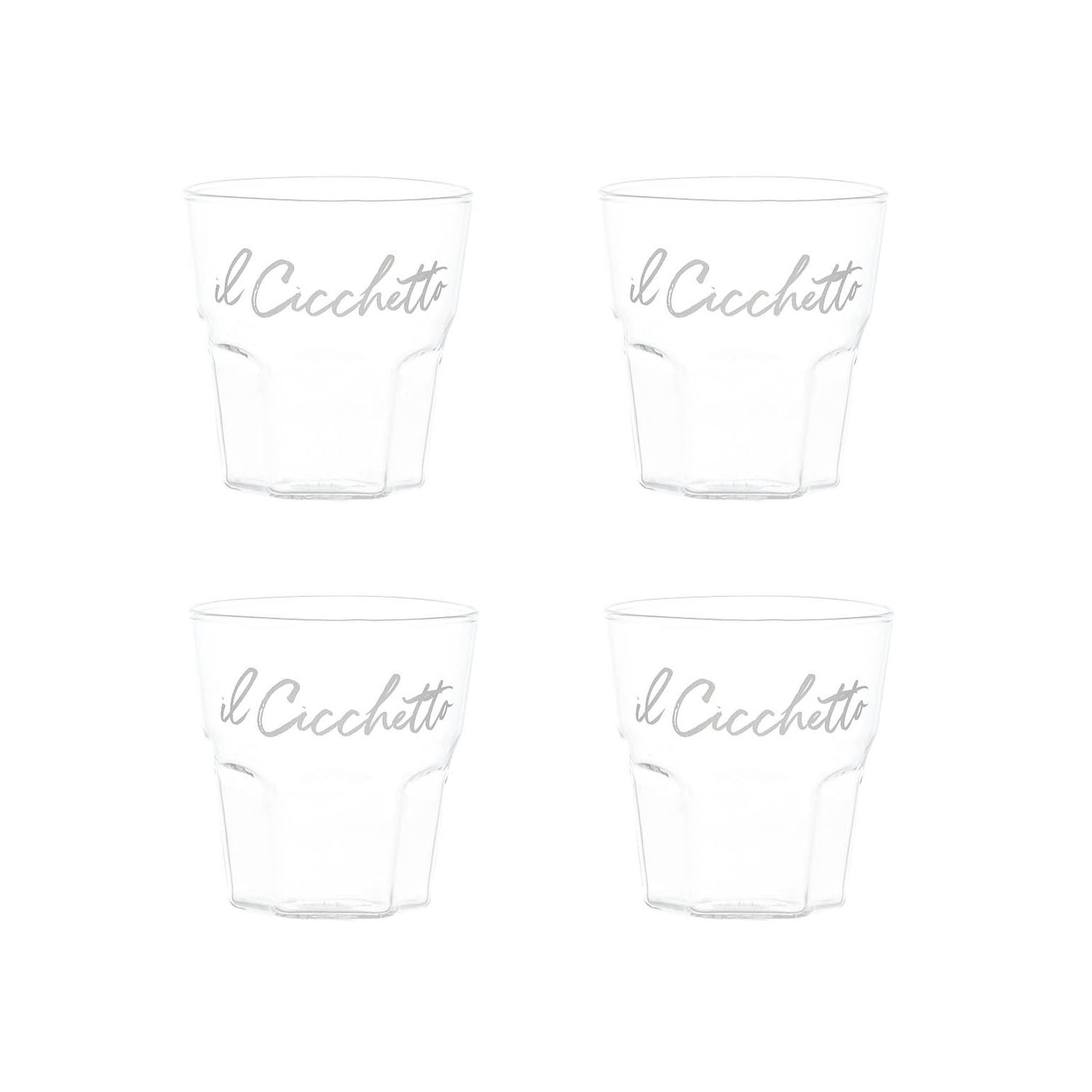 Liquor Glass "Il Cicchetto" in White - Set of 4