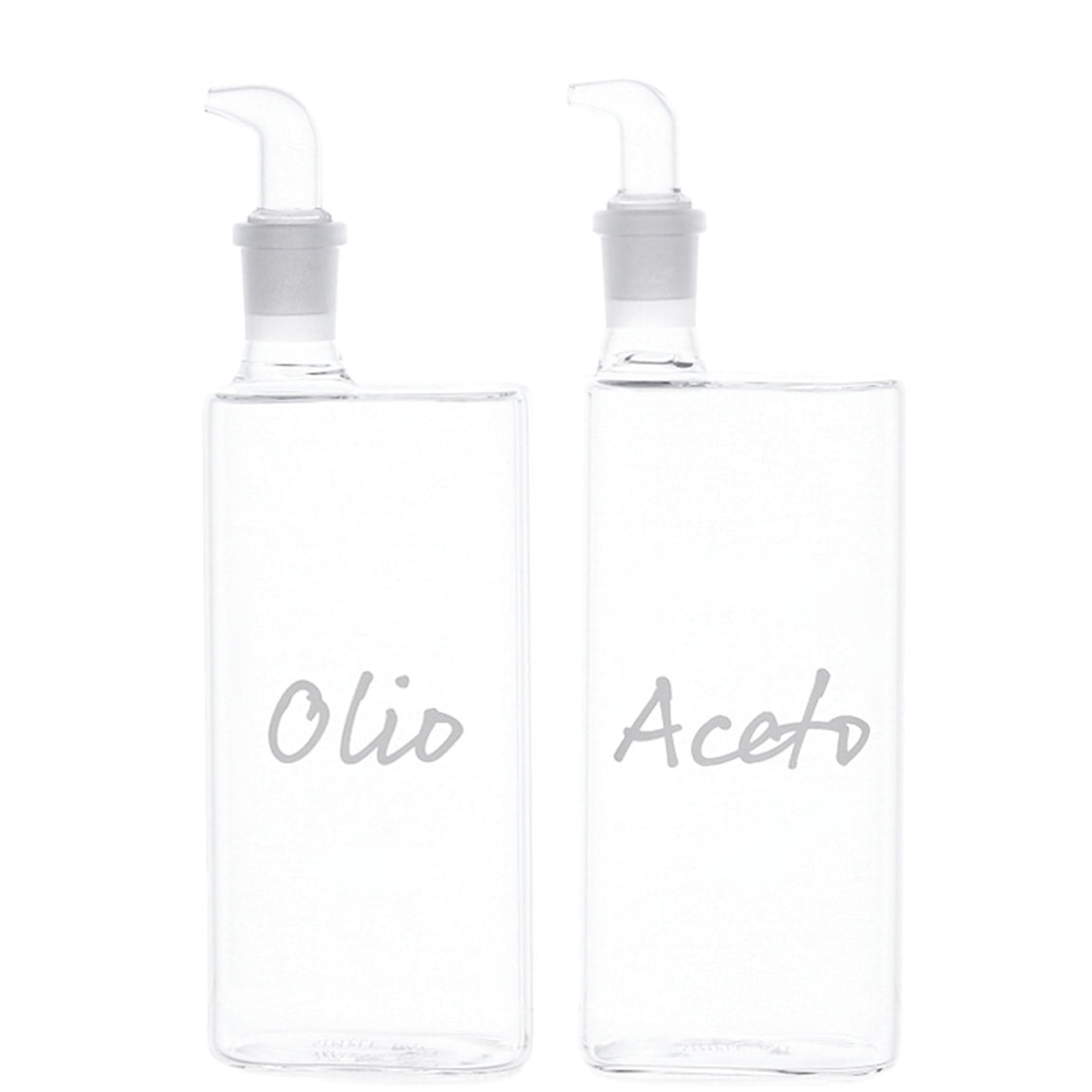 Porta olio e aceto set da 2 bottiglie