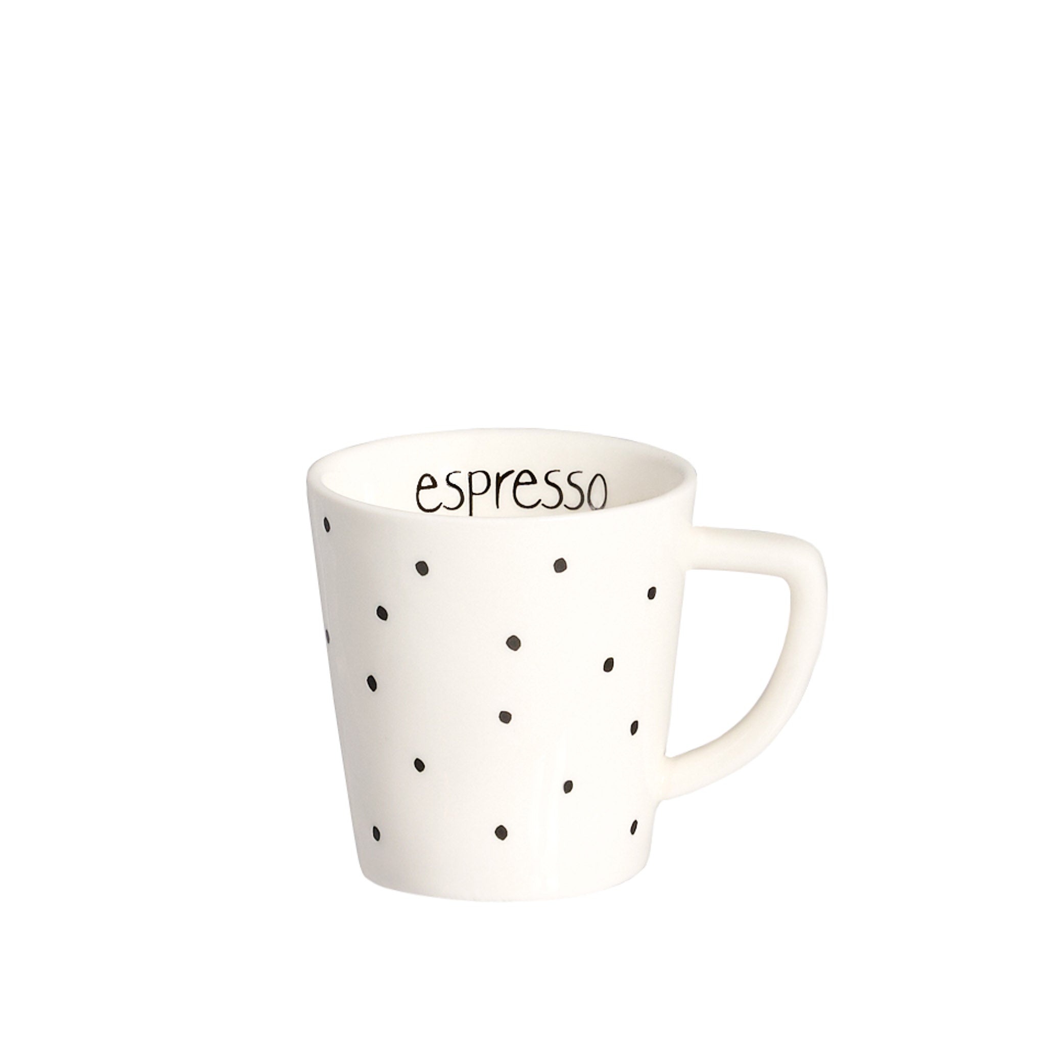 Set 2 Espresso Espresso Pois cups