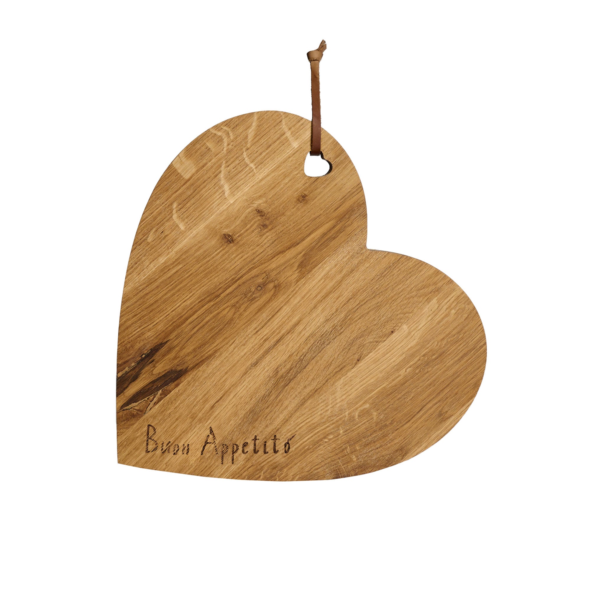 Buon Appetito heart-shaped cutting board