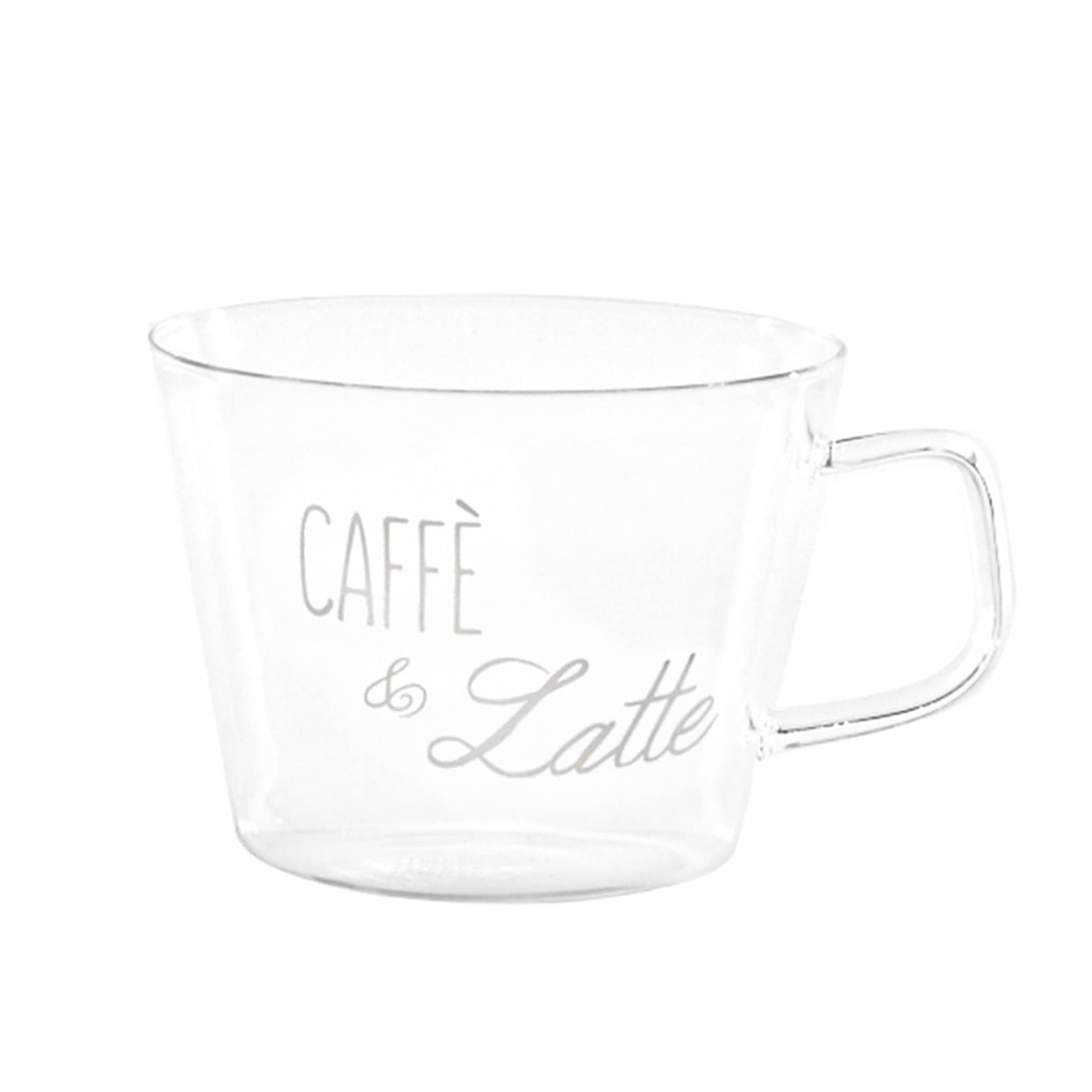 2 Tazze Colazione Mug Latte, Caffè in Plastica Infrangibile
