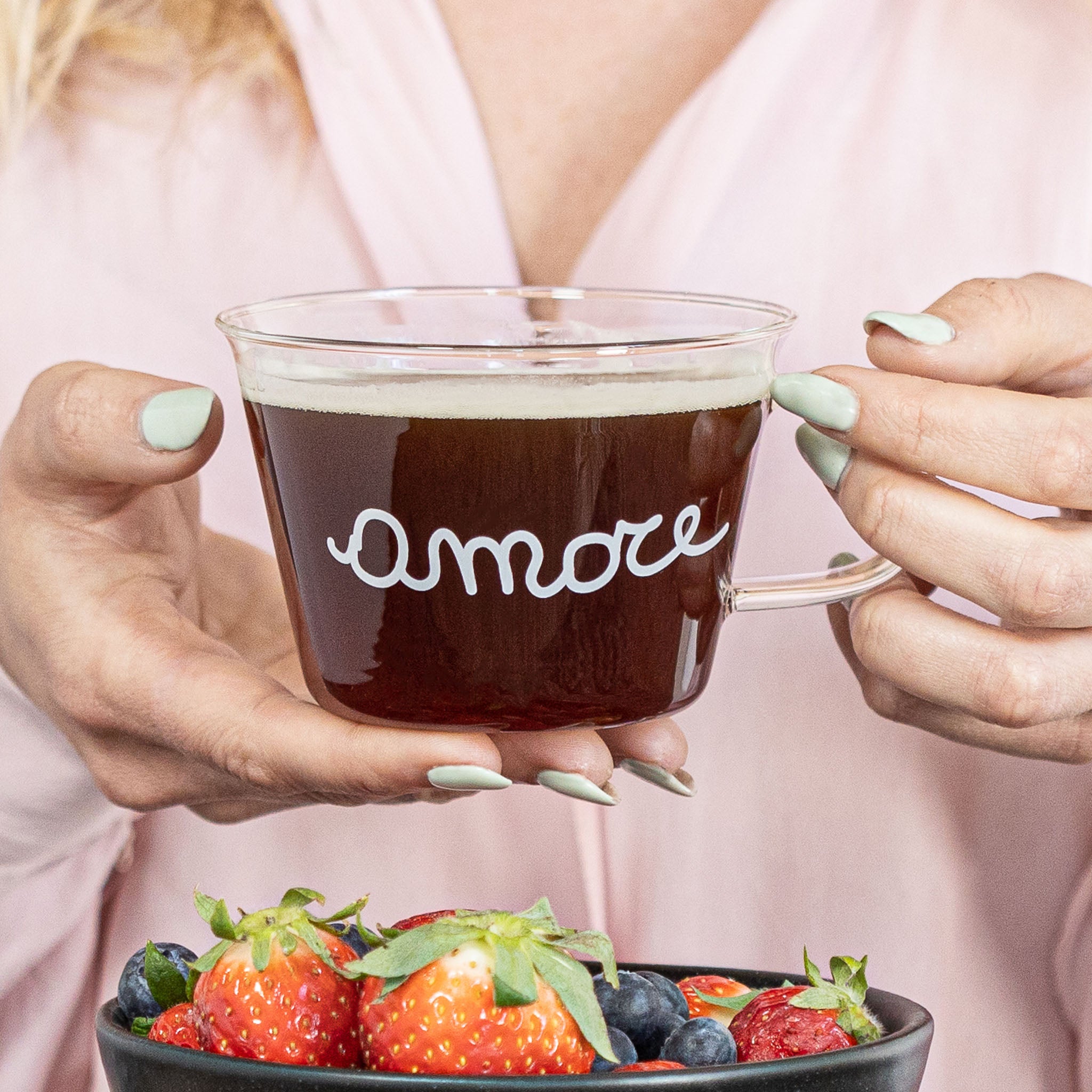 Set 2 tazze tè o cappuccino Amore — Simple Day