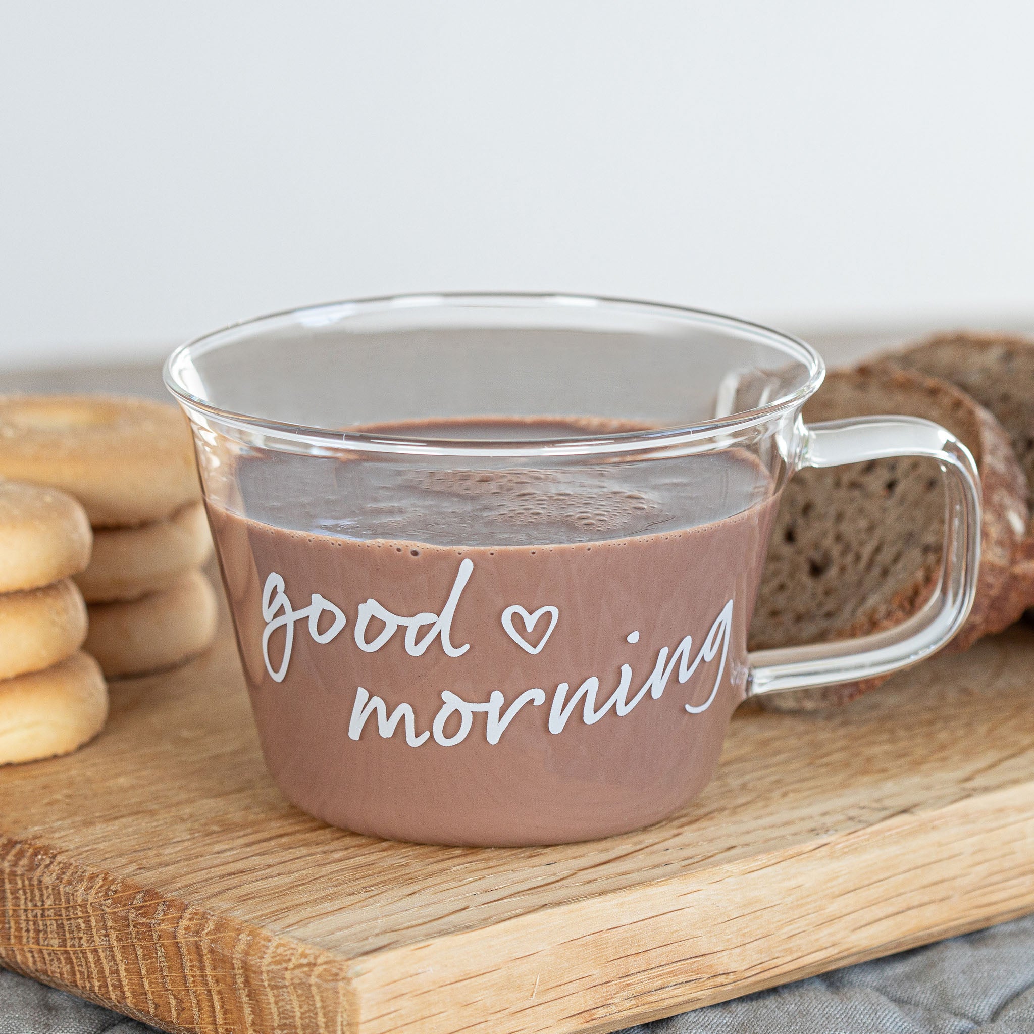 Set 2 tazze tè o cappuccino Good Morning — Simple Day